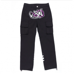 2 Prs Streetwear Embroidery Baggy Joggers Cargo Pants